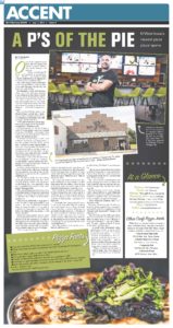 New Restaurant Newspaper Article | Northwest Iowa Review | P’s Pizza House | Le Mars, IA, Orange City, IA, and Dakota Dunes, SD